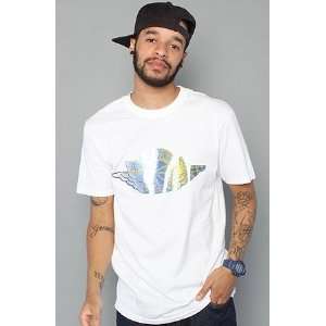   The Gradient Wings Tee in White and Varsity Royal,T shirts for Men
