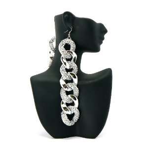  75 Inch Drop Chain Earrings Lady Gaga Basketball Wives Cassie Jewelry