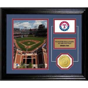  Texas Rangers Framed Rangers Ballpark in Arlington Desktop 