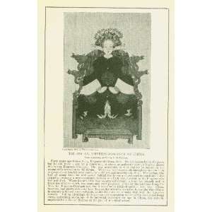  1900 Print Tse Hsi An Empress Dowager of China Everything 