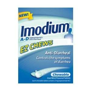  Imodium A D Anti Diarrheal EZ Chews Cool Mint Flovored 