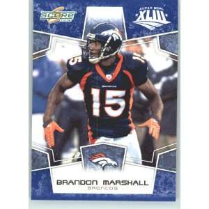   Brandon Marshall   Denver Broncos   NFL Trading Card in a Prorective