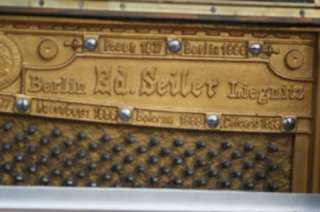 Antique upright piano Ed.Seiler Germany 19th century  