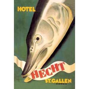 Hotel Hecht, St. Gallen 20x30 poster 