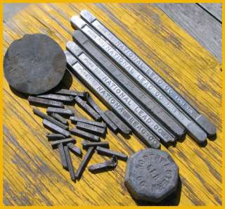 antique vintage pure tin lead solder rare large farming free form 