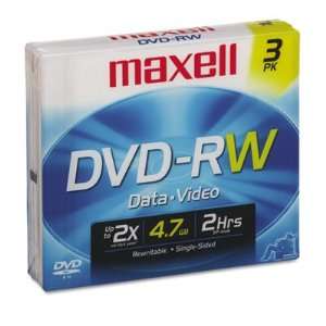  Maxell DVD RW Rewritable Disc MAX635123 Electronics