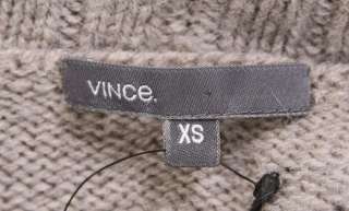 Vince Grey Alpaca, Wool & Cashmere Cable Knit Shrug Sweater Size Extra 
