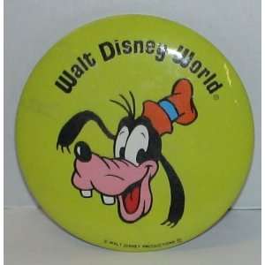    3 Disney Wdw Vintage Goofy Promotional Button 