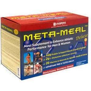  Meta Meal Deluxe   Strawberry Banana   Box of 20 Health 