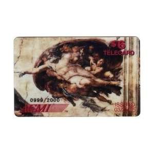 Collectible Phone Card $6. Michelangelo (Sistine Chapel) Masterpiece 