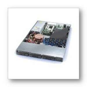 Intel Nob Hill LX Integrated 1U System   DDR2 Capable with 1U Heatsink 