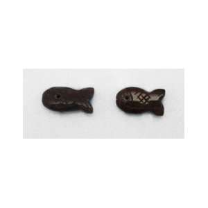   15 Millimeter Purple Jade Mini Stone Fish Arts, Crafts & Sewing