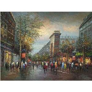  Fine Oil Painting, Paris Street SP05 36x48