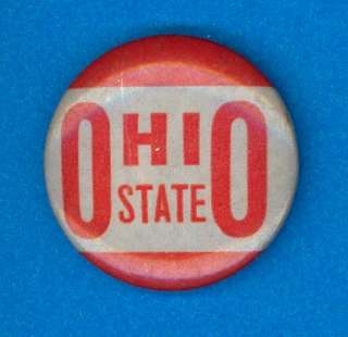 1940s Ohio State football pinback button  