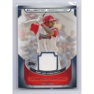  2011 Topps Pro Debut Game Used Jersey #DS Domingo Santana 