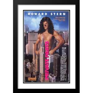  Private Parts 20x26 Framed and Double Matted Movie Poster 