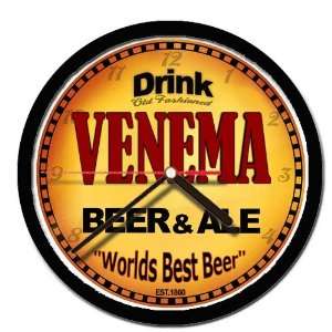  VENEMA beer and ale cerveza wall clock 