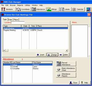 Club Organization Manager Member Software  