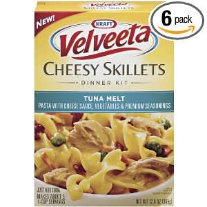 Velveeta Cheesy Skillet Dinner Kit, Tuna Melt, 12.8 Ounce (Pack of 6 