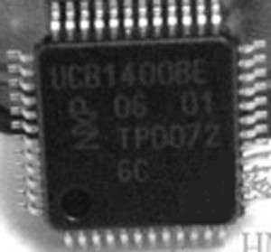 UCB1400BE QFP Audio codec with touch screen controller  