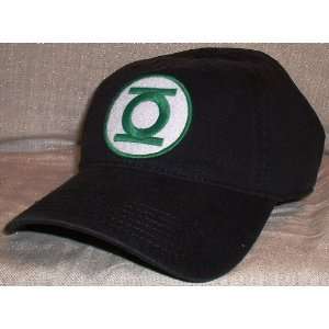  DC Comics GREEN LANTERN Black Logo Baseball Cap HAT 