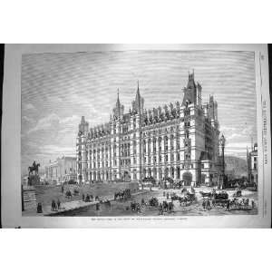  1870 Railway Hotel London Terminus Lime Liverpool
