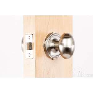  Traditionale julienne privacy knob in satin nickel