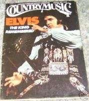 Vintage COUNTRY MUSIC Magazines ELVIS PRESLEY 1977  