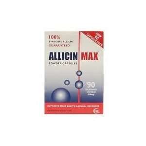   Vegetarian Capsules) Brand AllicinMax 90 Capsules 180 mg Health