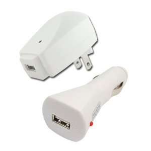  iShoppingdeals   USB Car Charger + Travel Wall AC Charger for Apple 