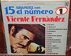 Vicente Fernandez   15 Grandes Con El Numero 1 Lp NM 20120506 dark 