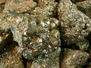 2,268 Carat Lots of Natural Pyrite Rough   Fools Gold   Over 1 Pound 