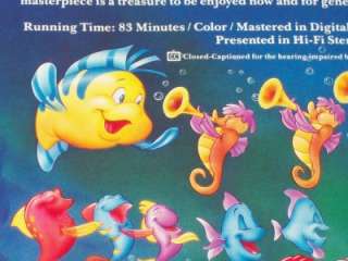 The Little Mermaid VHS rare banned cover art  