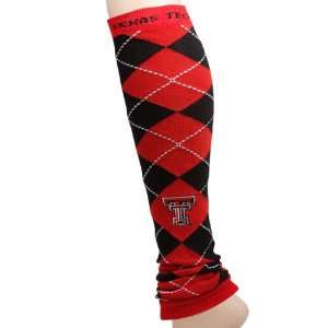  NCAA Texas Tech Red Raiders Ladies Red Black Argyle Leg 