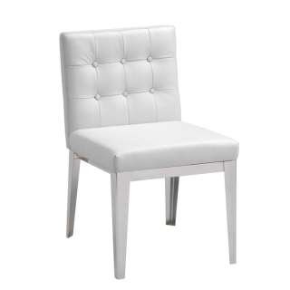   this fabulous allemande modern chair in white finish this chair is
