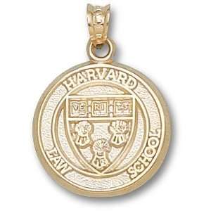  Harvard Law School Shield Round Pendant (14kt) Sports 