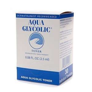  Aqua Glycolic Toner Individual Towelettes, 30 ea Beauty