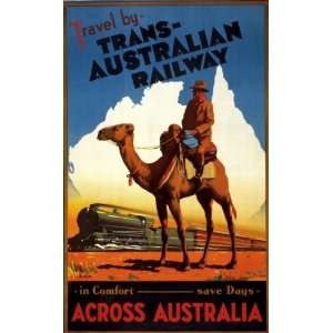  1930 Travel by Trans Australian Railway across Australia 