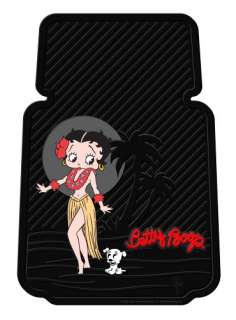 Betty Boop Aloha Style Universal Fit Molded Front Floor Mats   Set of 