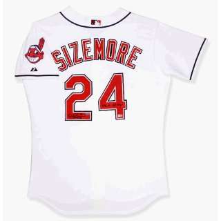 Signed Grady Sizemore Jersey   with 08 AL All Star Inscription 