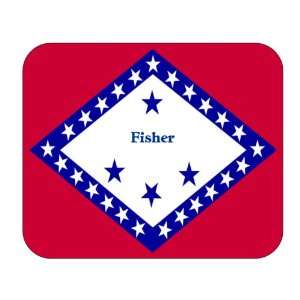  US State Flag   Fisher, Arkansas (AR) Mouse Pad 