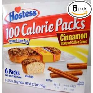 Hostess Cinnamon Streusel Coffee Cakes (Pack of 6)  
