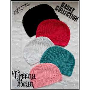 Treena Bean Set of 5 Sassy Collection Crochet, Beanie, Kufi Hats 