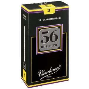  Vandoren 56 Rue Lepic Bb Clarinet Reeds Strength 2.5 Box 