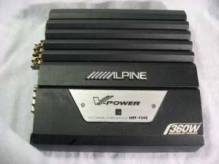 Alpine MRP F240 V Power 4/3/2 Channel Power Amplifier 360Watt 