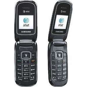  Samsung 65218 A107 AT&T Prepaid Flip Phone   Silver 