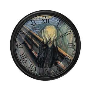  The Scream Clock Fine art Wall Clock by 