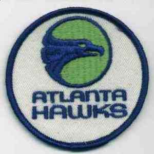 1970S ATLANTA HAWKS NBA BASKETBALL DEFUNCT LOGO PATCH  