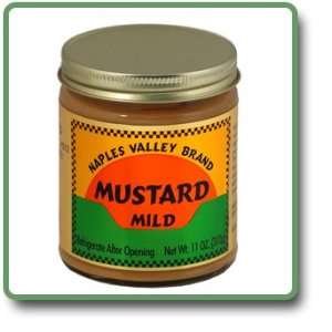 Mild Mustard   10 oz. glass jar.  Grocery & Gourmet Food