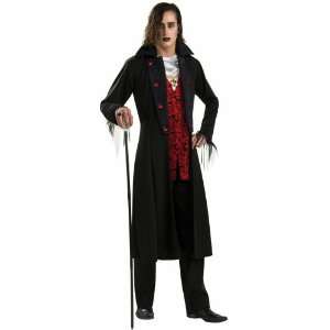 Vampire Costume, Mens Royal Halloween   Black